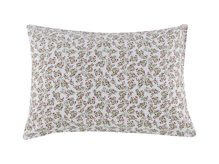 Winterberry Cu Bumbac Cu 2 Piese Față De Pernă 50x70 cm Roșu