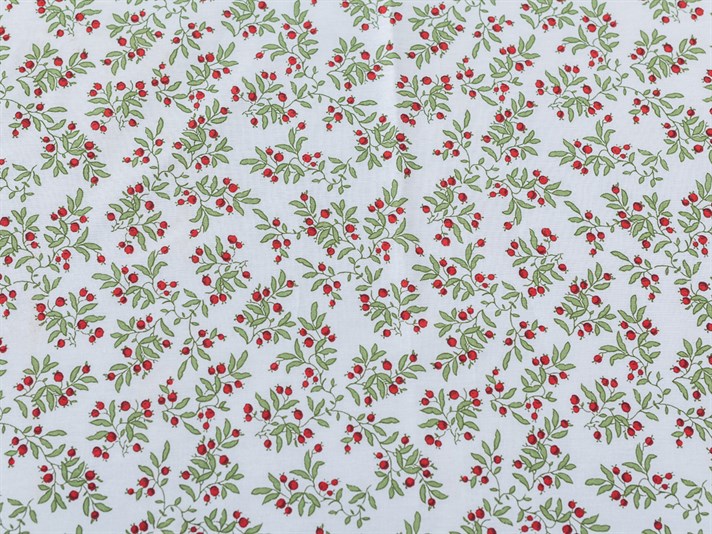 Winterberry Cu Bumbac Single Cearșaf 160x240 cm Roșu