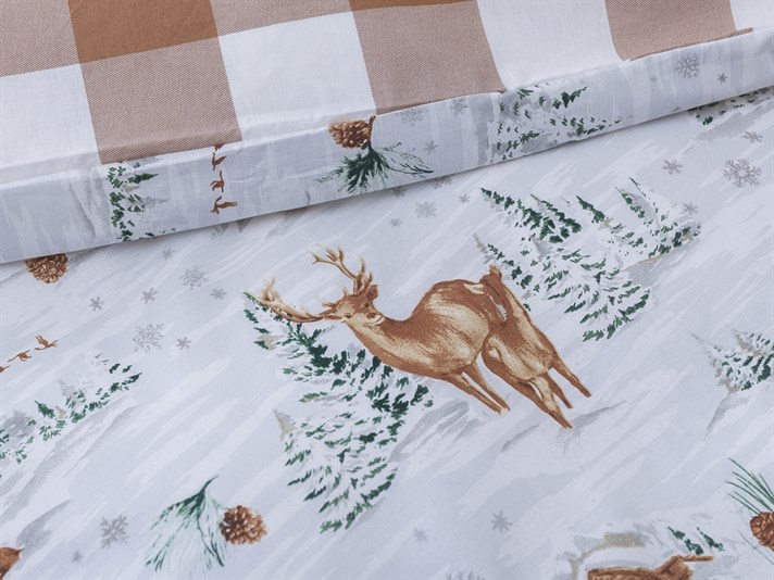 Winterlif la Cu Bumbac Single Lenjerie De Pat 160x220 cm Bej