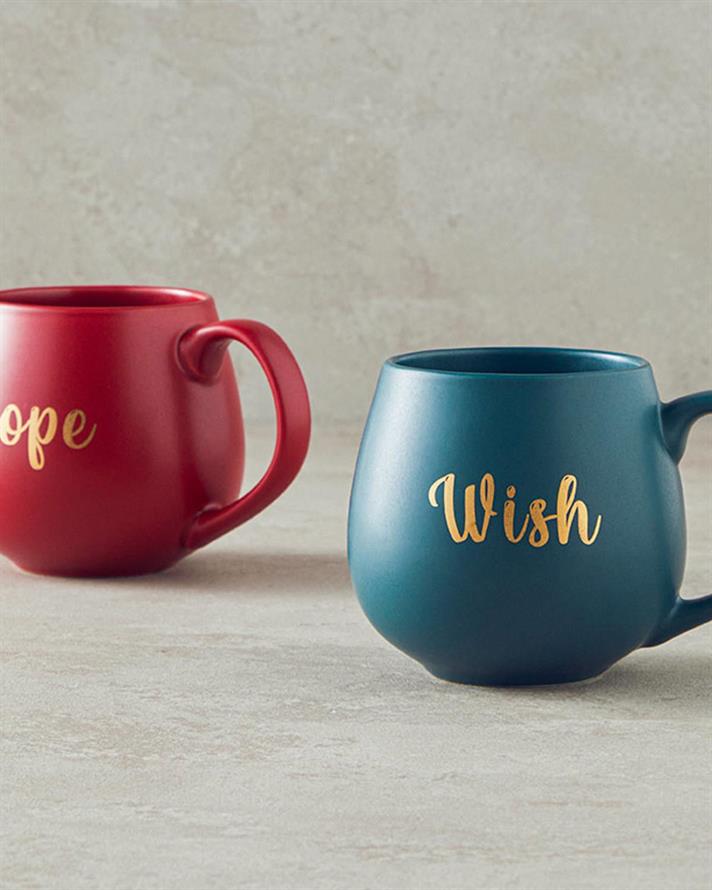 Wish Porțelan New Bone China Cană 410 ml Verde Închis