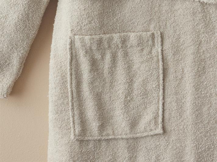 Halat de baie, Wolin, bumbac-poliester, L-XL, gri deschis