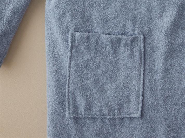 Halat de baie, Wolin, bumbac-poliester, L-XL, bleu