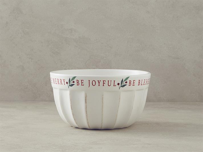 Bol, Wonderful Year, ceramică, 20 cm, alb