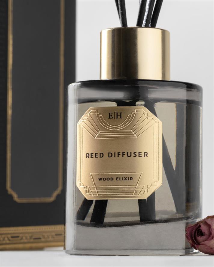 Wood Elixir Parfum De Cameră Cu Bețișoare 100 ml auriu