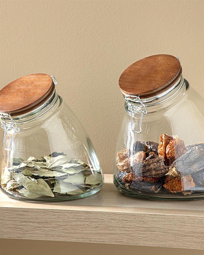 Woodland Glass Jar 1200 ml Transparent