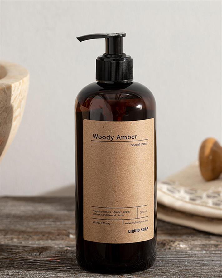 Woody Amber Săpun Lichid , 500 Ml, Maro Deschis