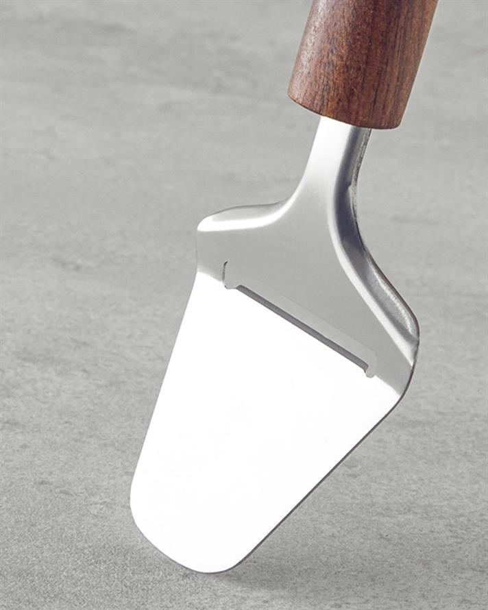 Woody Cheese Oțel Aparat Pentru Decojirea Brânzei Ustensilă Bucătărie 23 cm Cafeniu