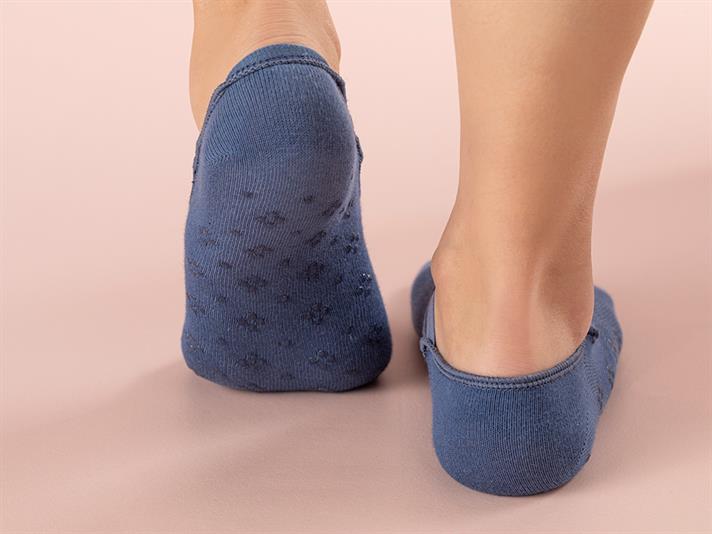 Yoga Mood Cotton Women Sports Socks 36-40 Dark Blue.