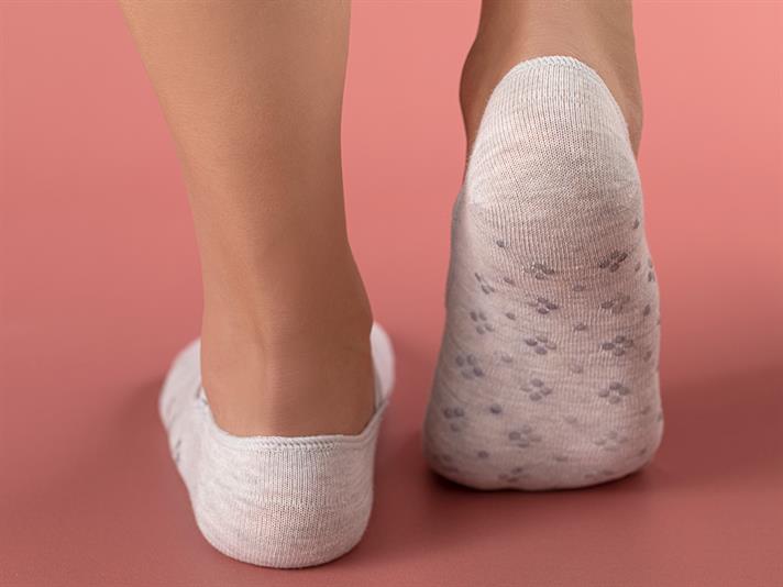 Yoga Mood Cotton Women Sports Socks 36-40 Gray