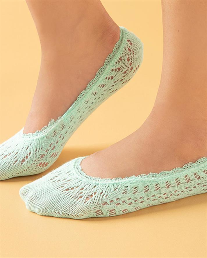 Fairy Cotton Women Ballet Socks 36-40 Mint