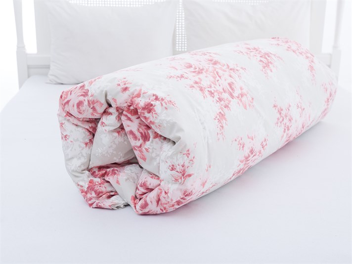 Zăpada a crescut Cu Bumbac Double Lenjerie De Pat 200x220 cm Culoarea Trandafirului Uscat.