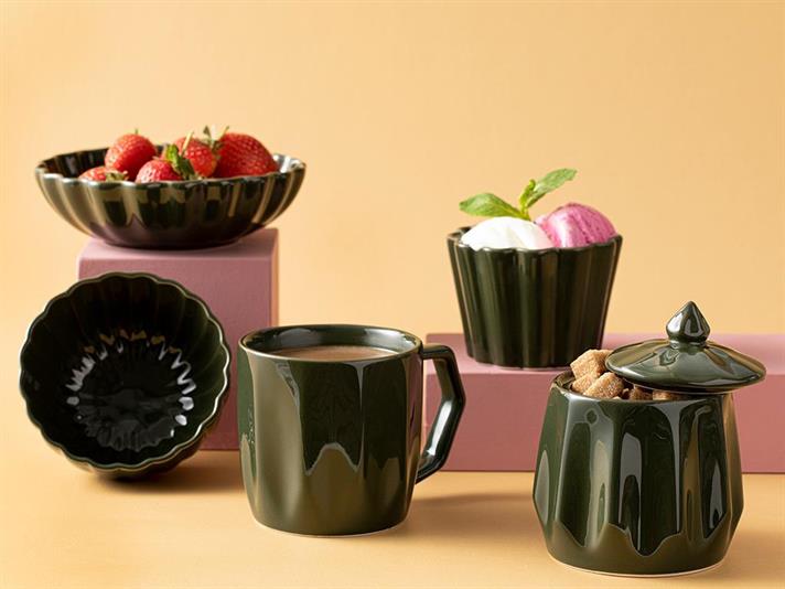 Cenova Silicone Sugar Bowl 7,5 cm Green
