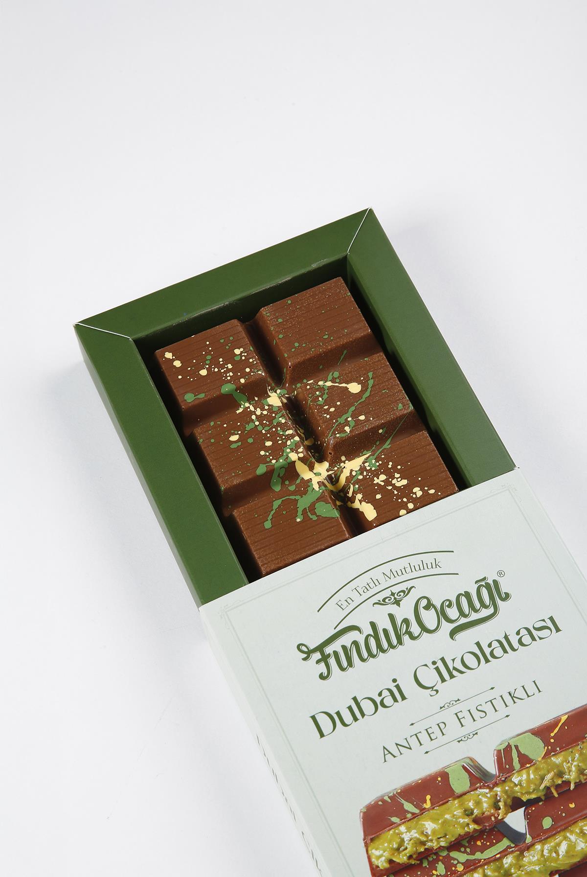 Dubai Çikolatası Antep Fıstıklı 200g