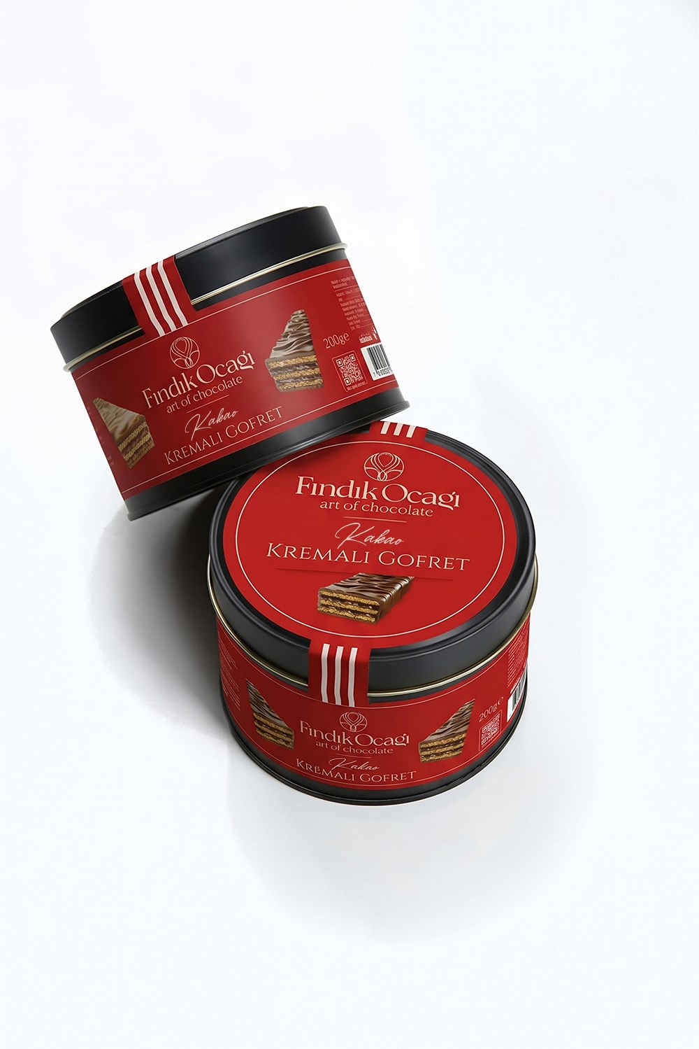Kakaolu Gofret Kutusu (Teneke) 200 g