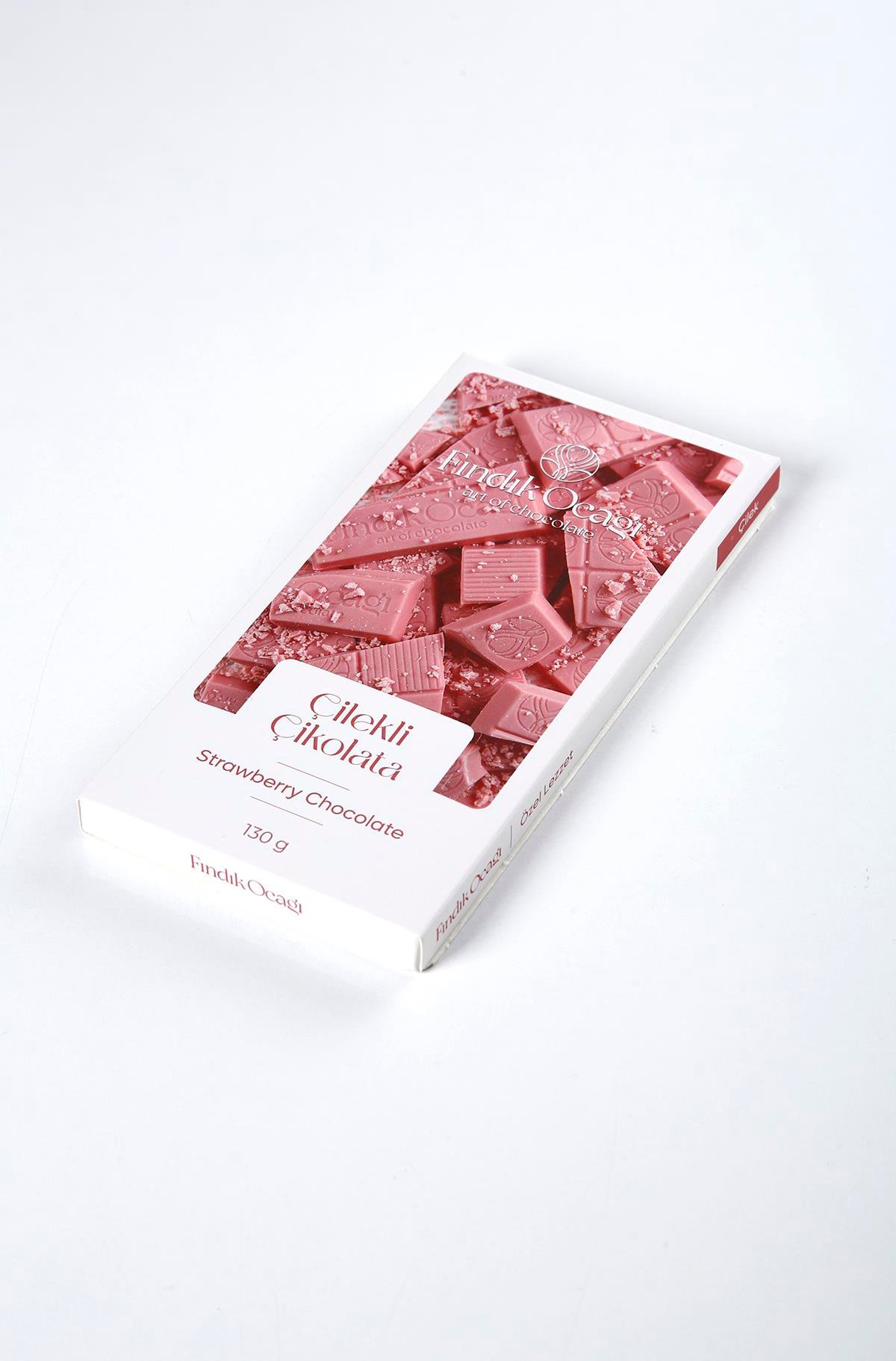Çilekli Tablet Çikolata 130 g