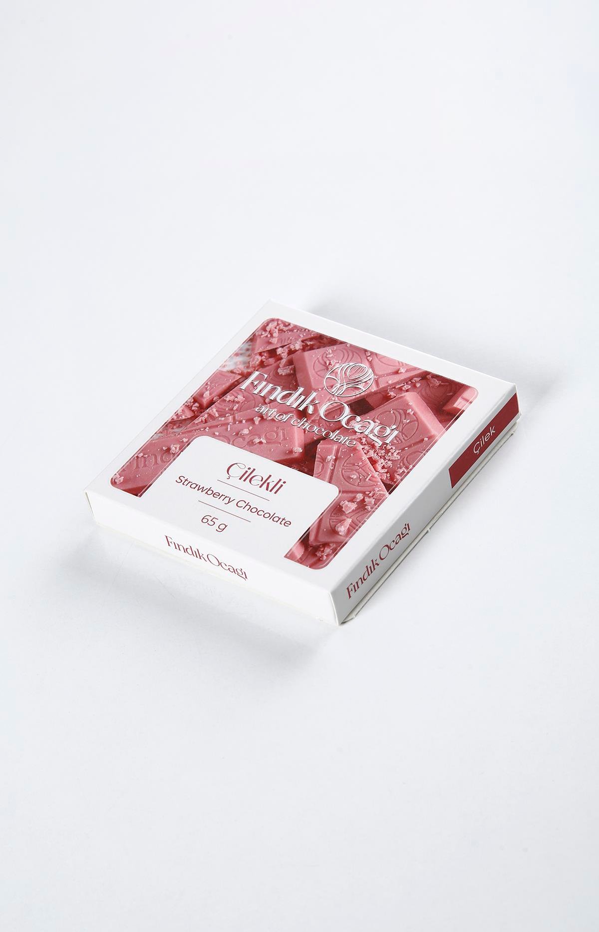 Çilekli Tablet Çikolata 65 g