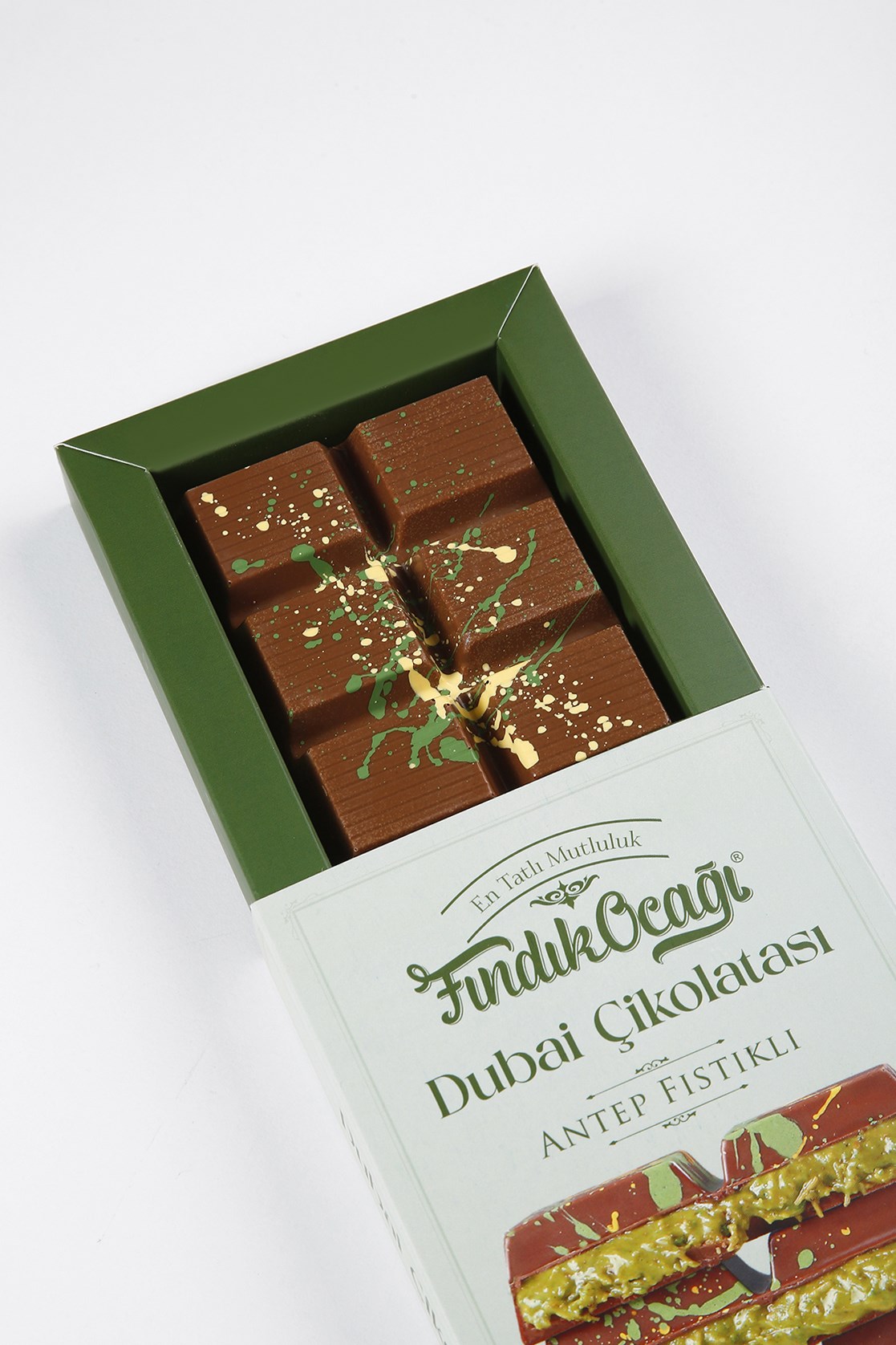 Dubai Çikolatası Antep Fıstıklı 200g
