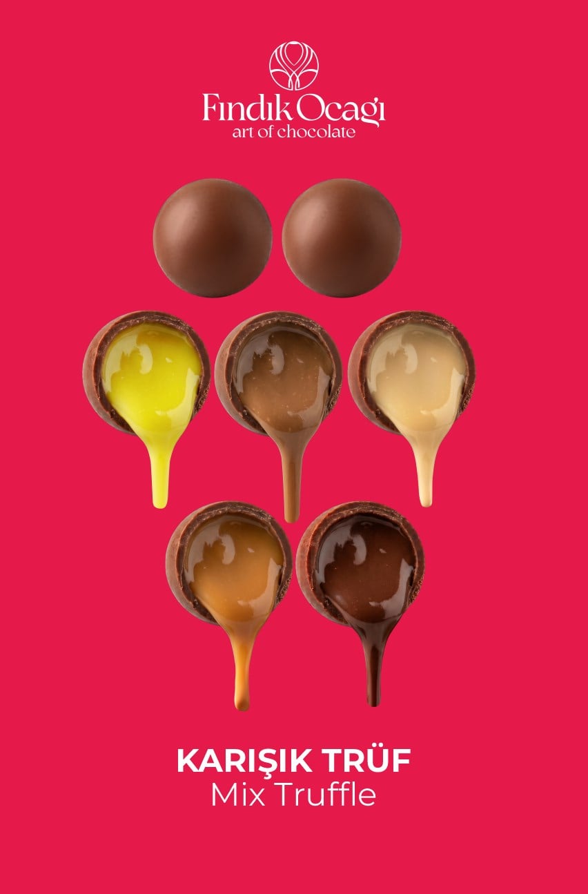 Karışık Trüf Çikolata Paketi 200 g