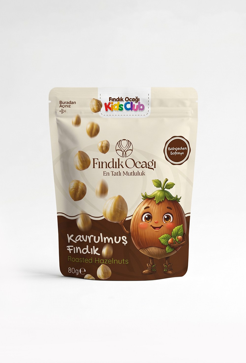 Kavrulmuş Fındık Doypack 80 g