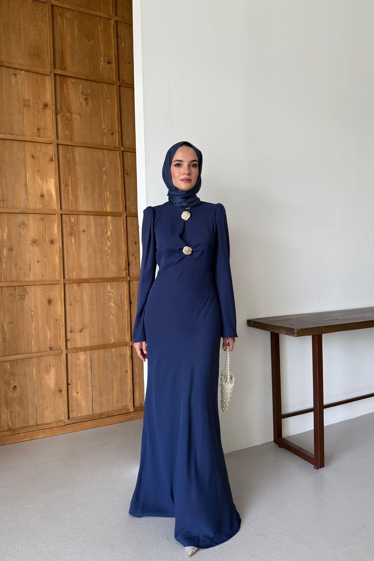 Adrina Elbise Lacivert