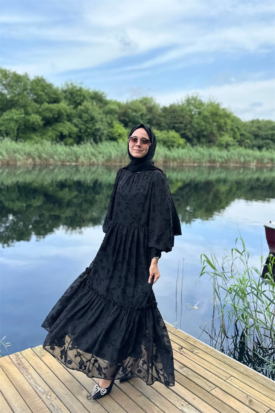 Ella Elbise Siyah