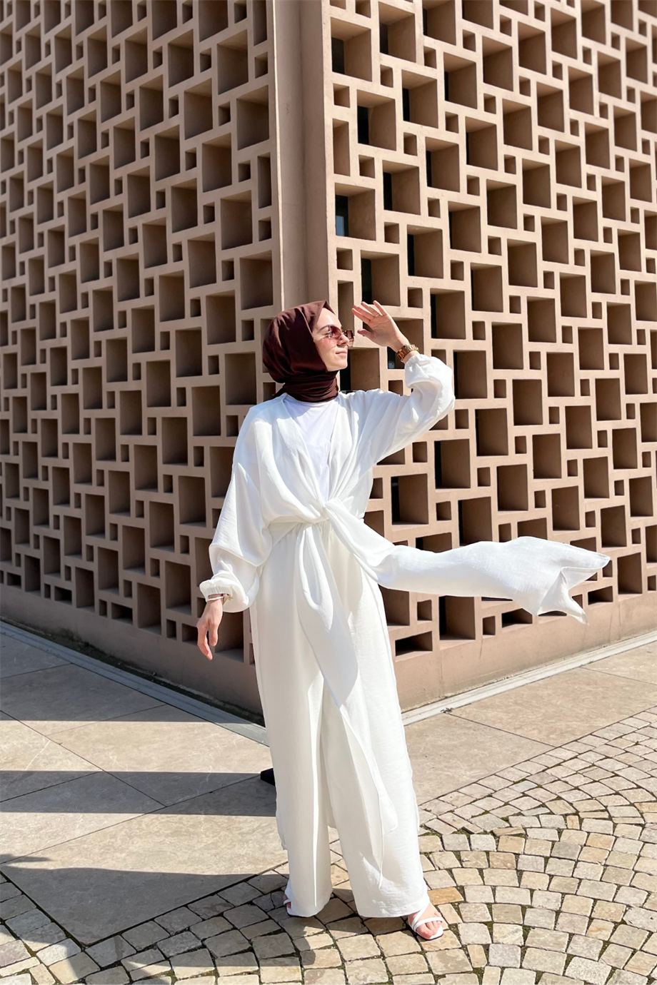 Live Kimono Takım Beyaz