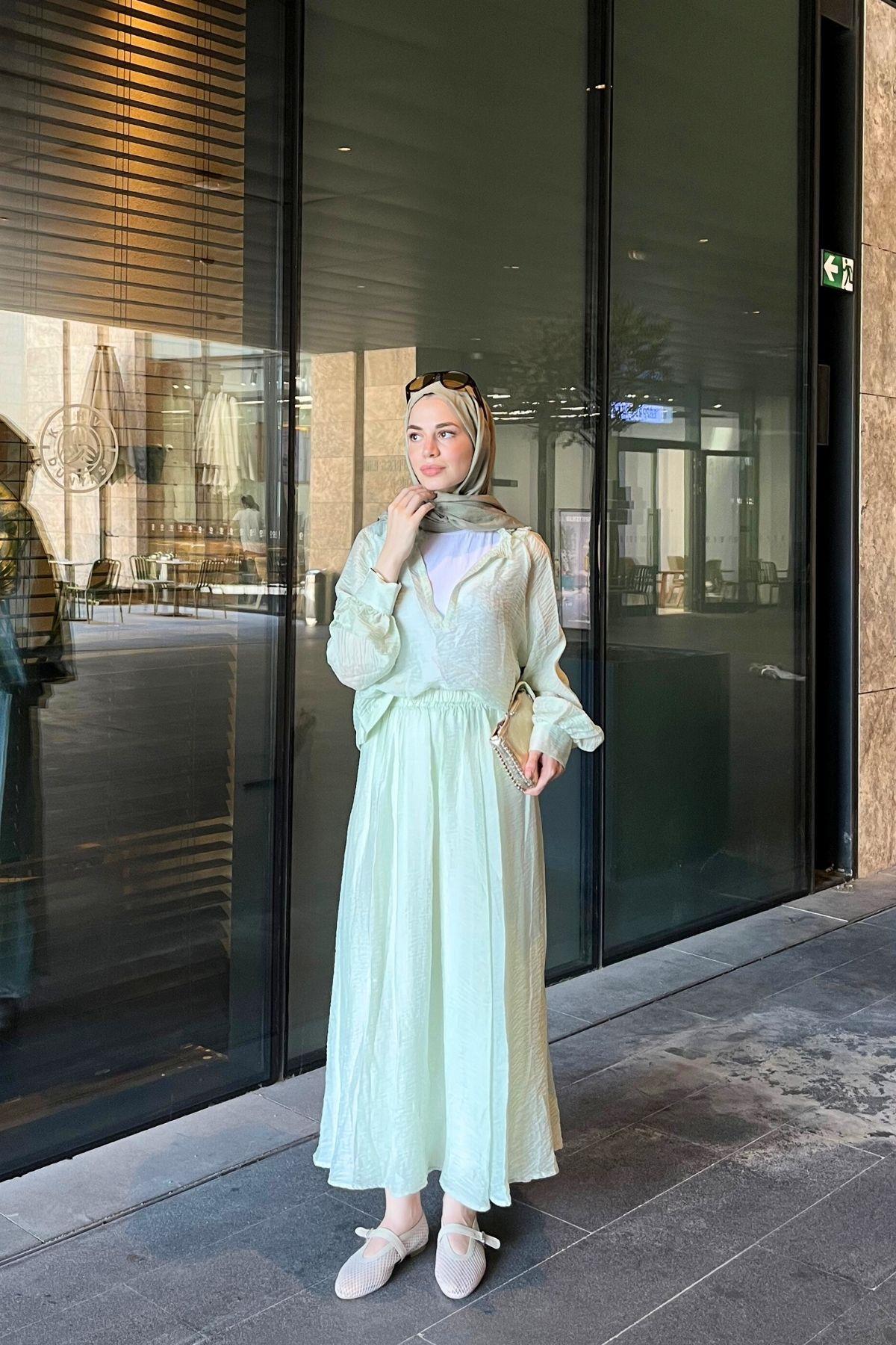 Sophia Vual Takım Su Yeşili