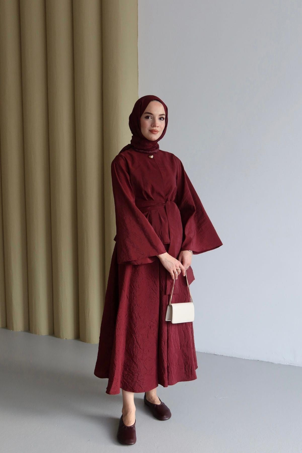 Velina Crush Takım Bordo