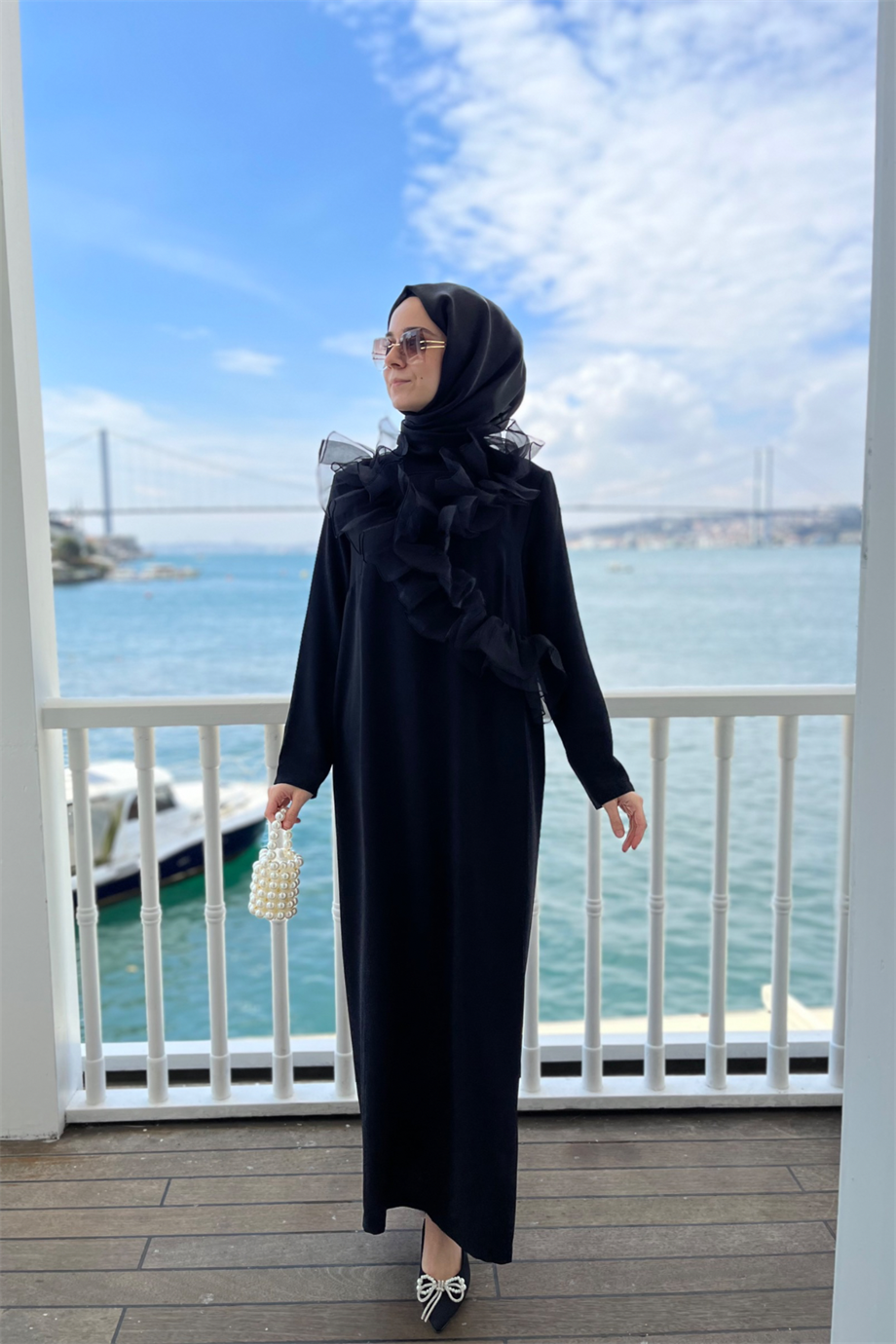 Vesna Elbise Siyah