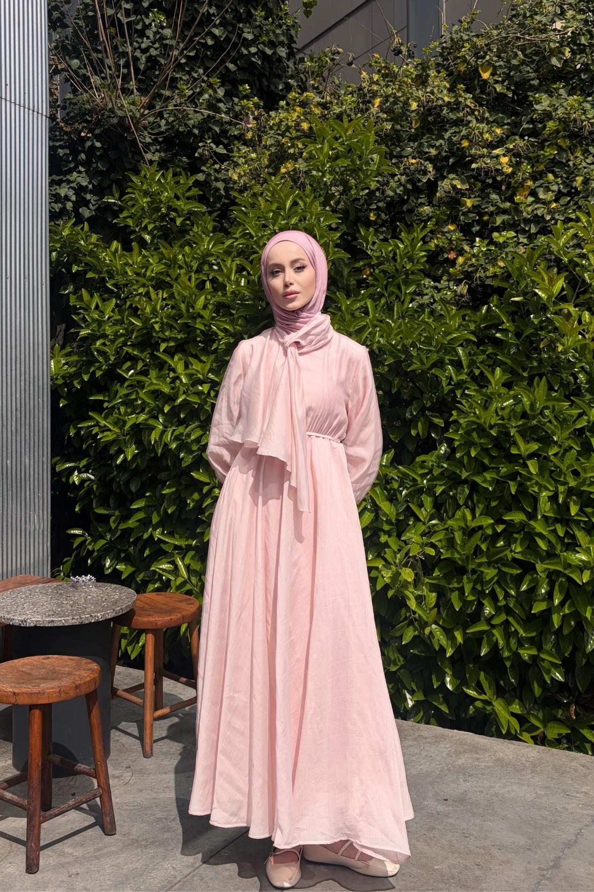 Zerde Elbise Pembe