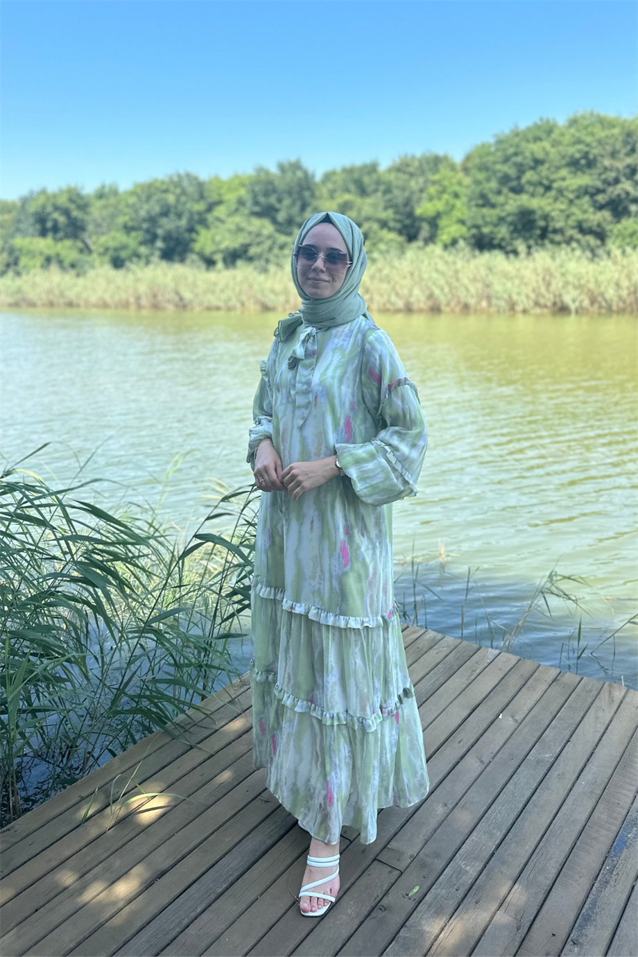 Dream Elbise Çağla Yeşili