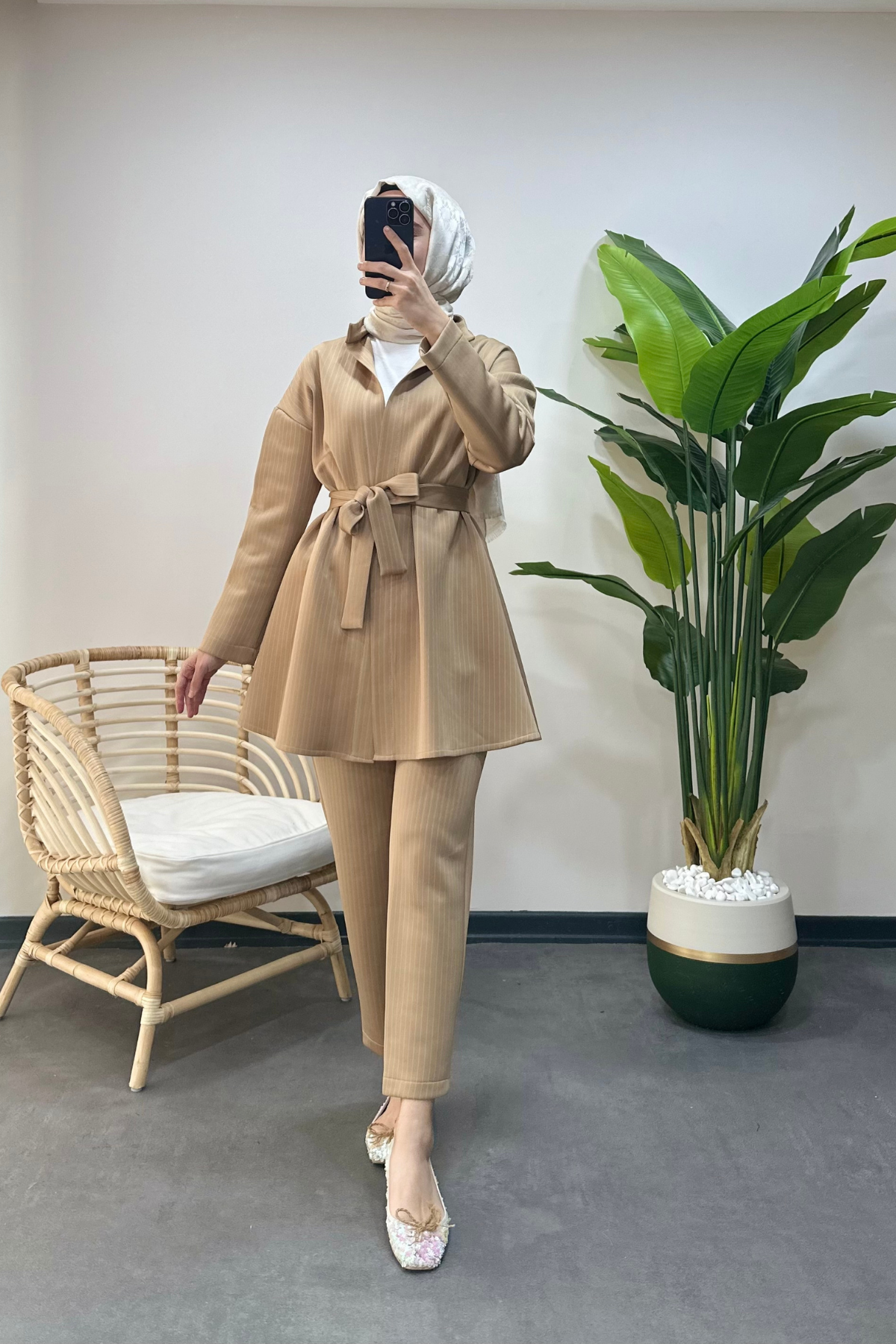 Ella Volanlı Takım Camel