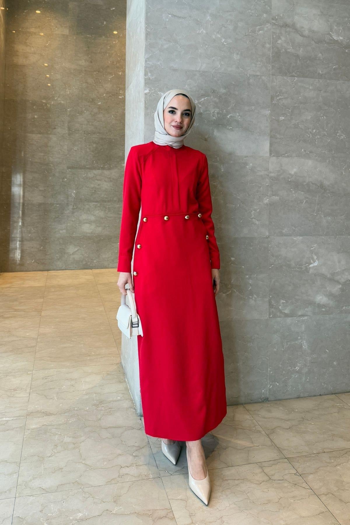 Grace Elbise Kırmızı