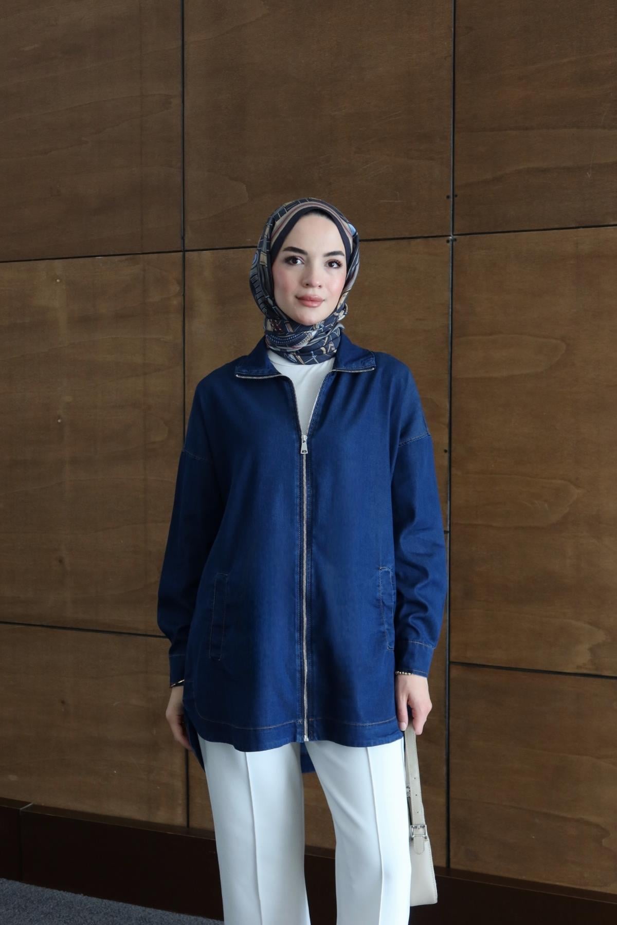Hira Denim Kap Lacivert