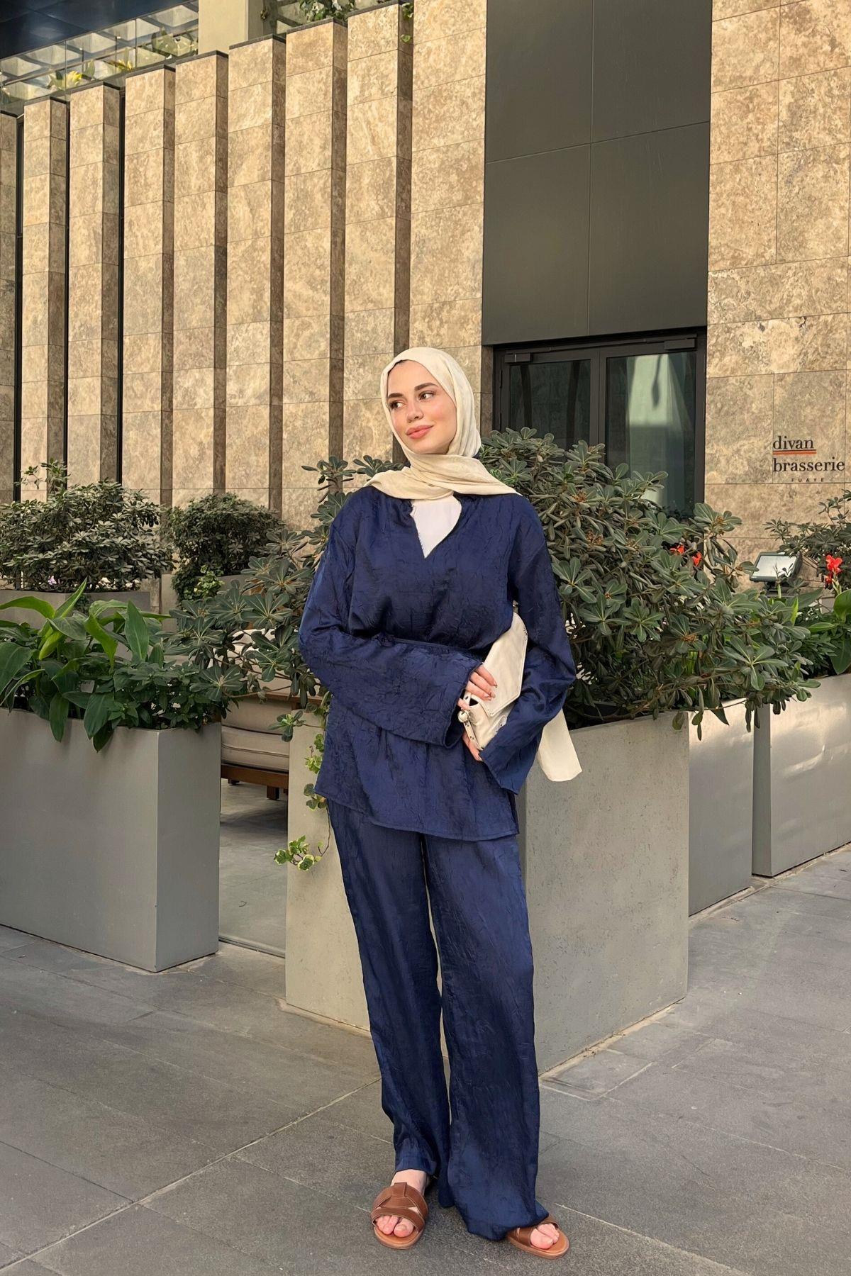 Jewel Crush Takım Lacivert