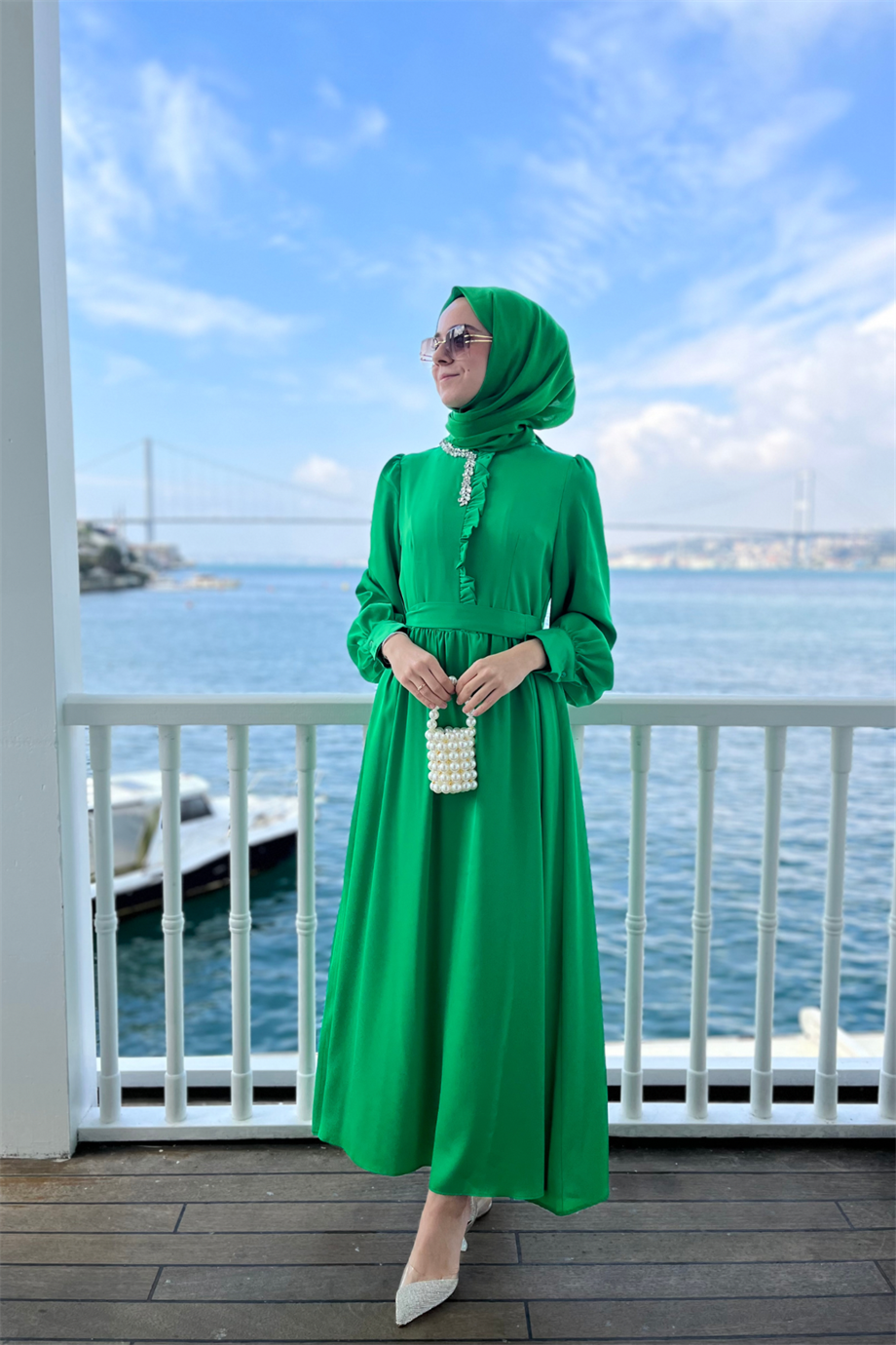Lena Elbise Benetton Yeşili