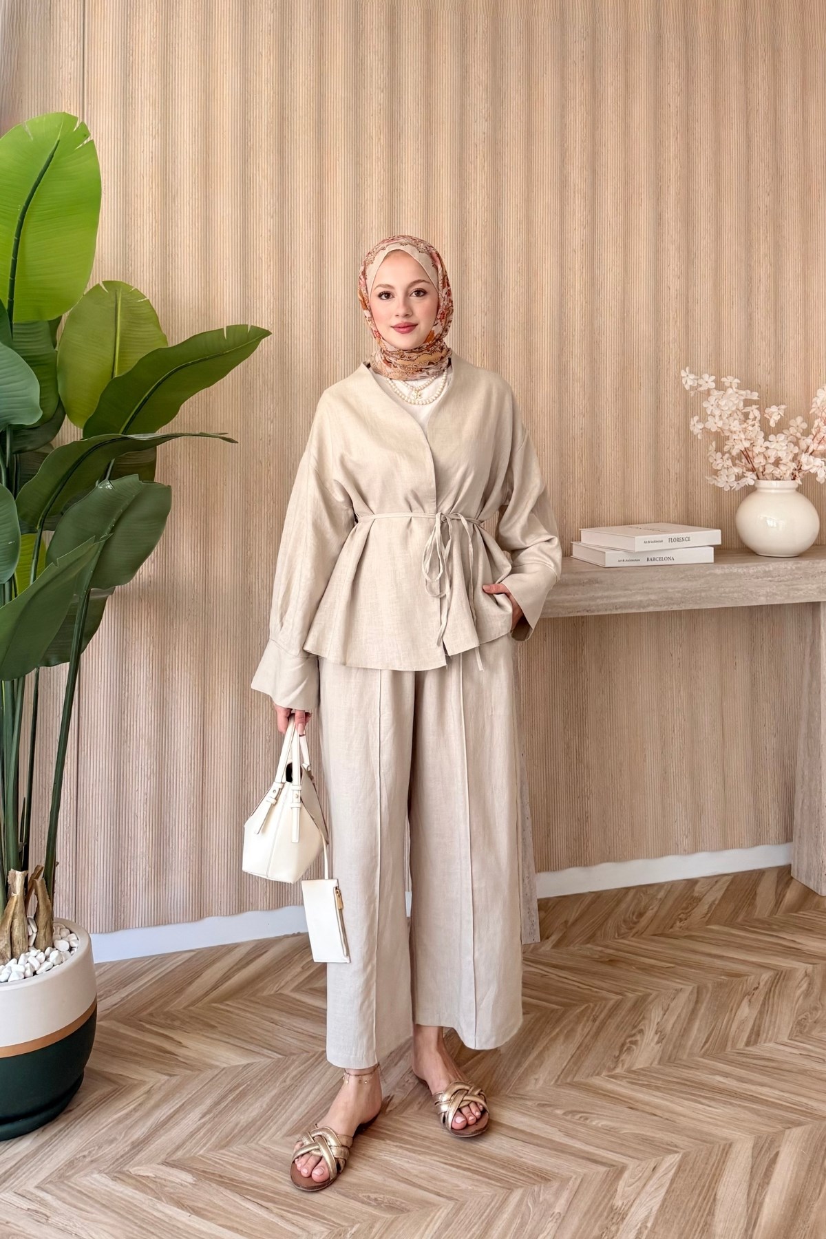 Lily Kimono Takım Taş