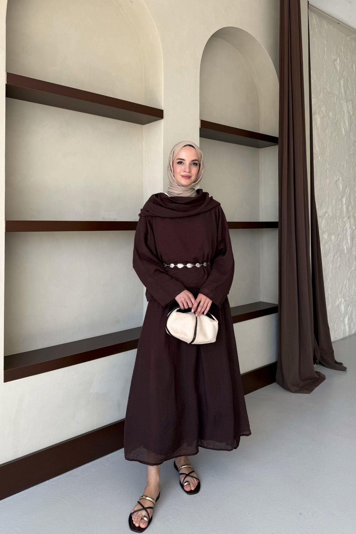 Livya Şal Yaka Takım Acı Kahve