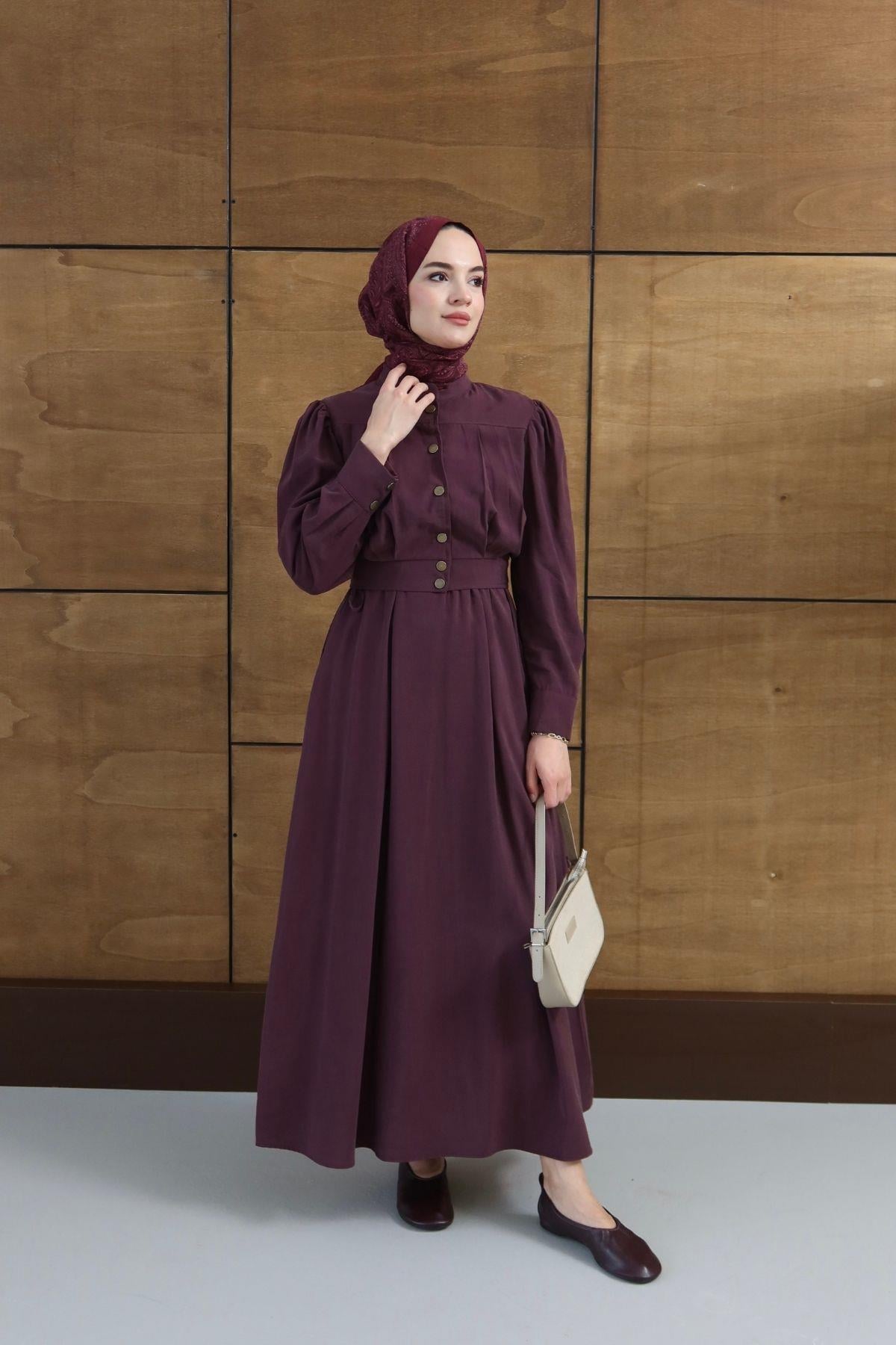 Marya Ceketli Elbise Mürdüm