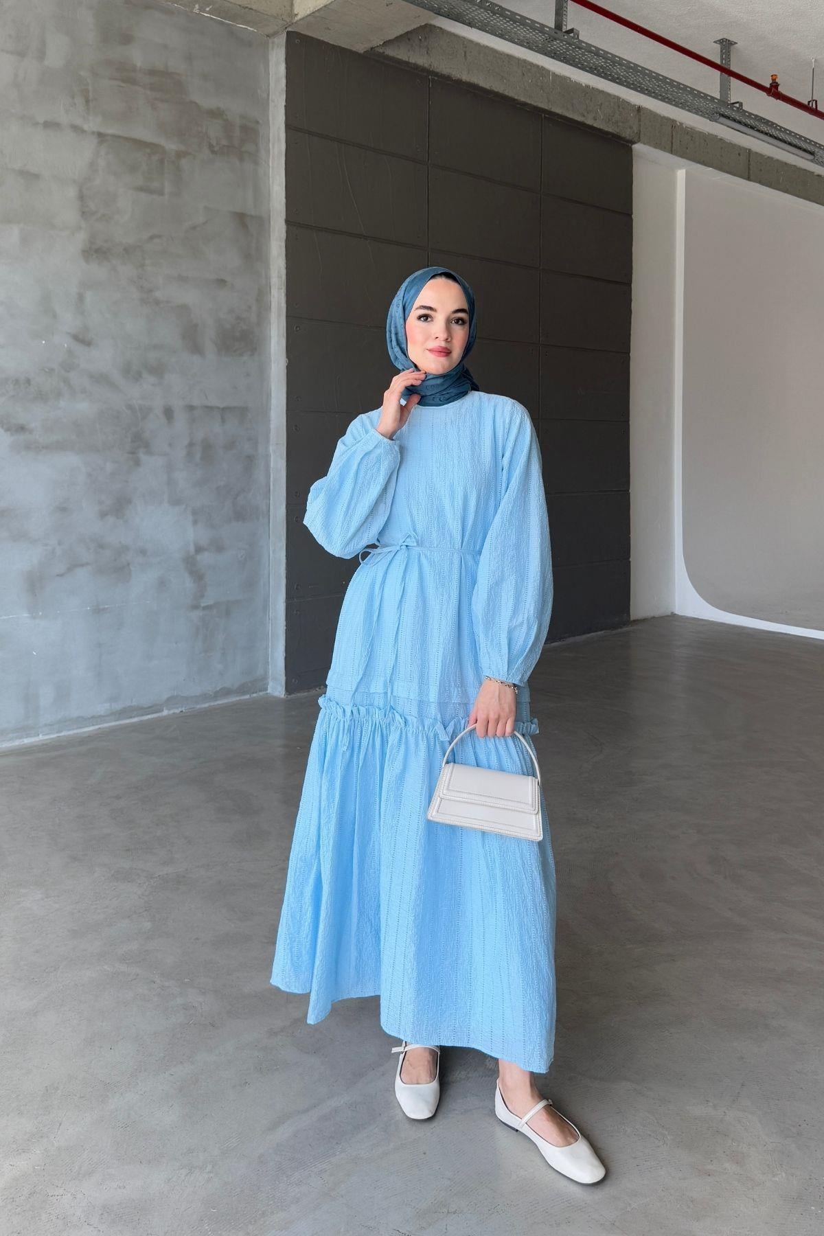 Milla Elbise Mavi