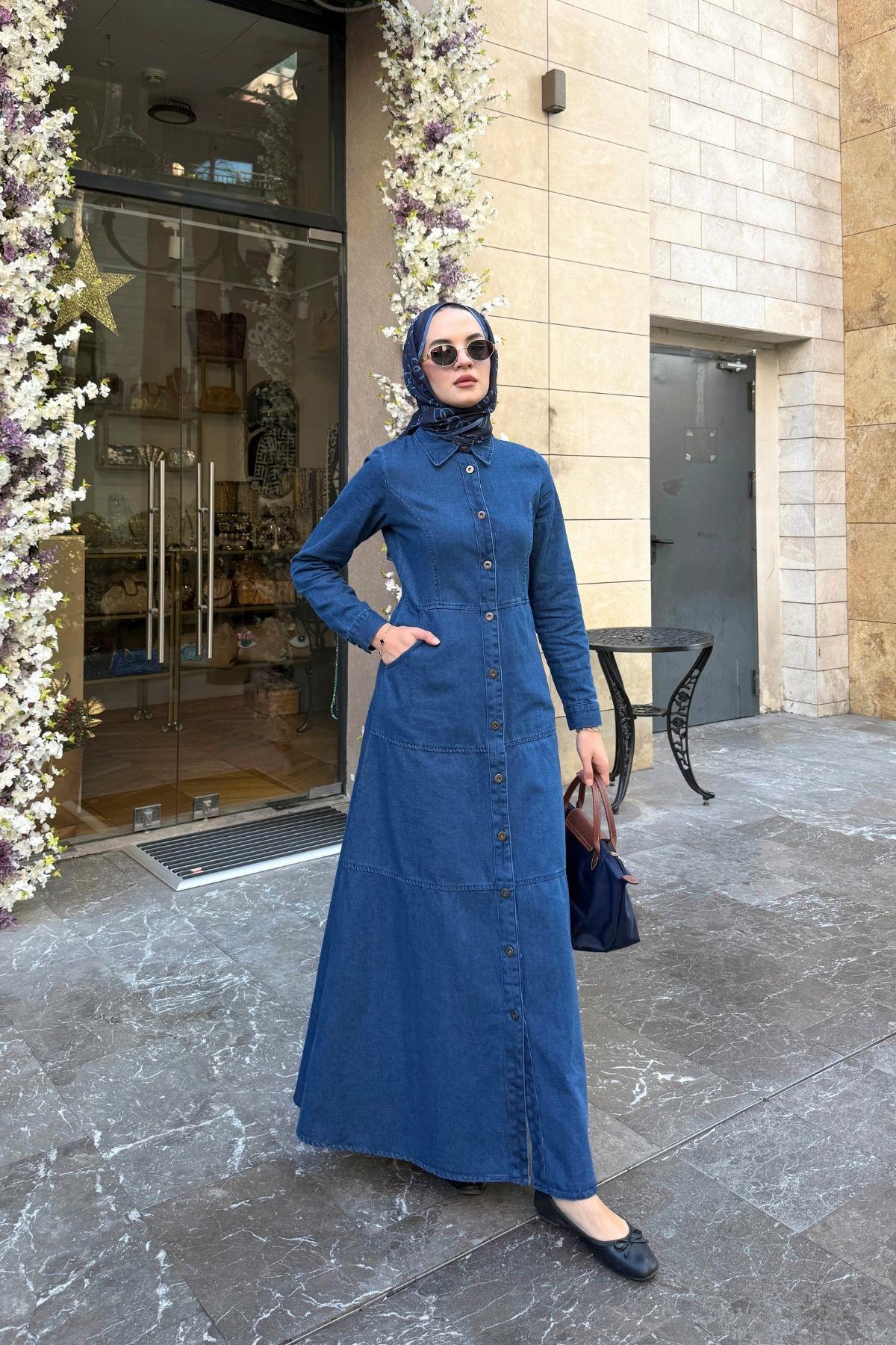 Mio Denim Elbise