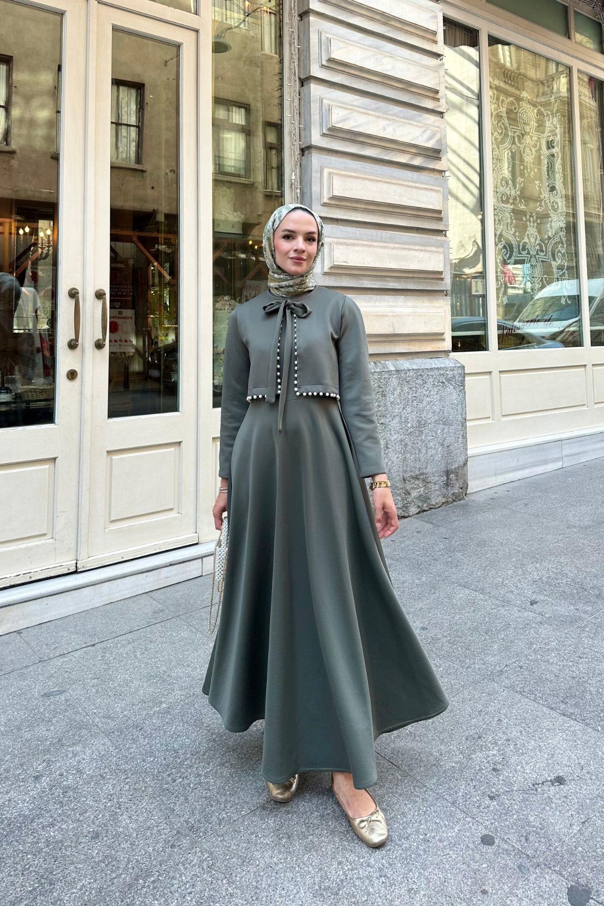 Mona Elbise Haki