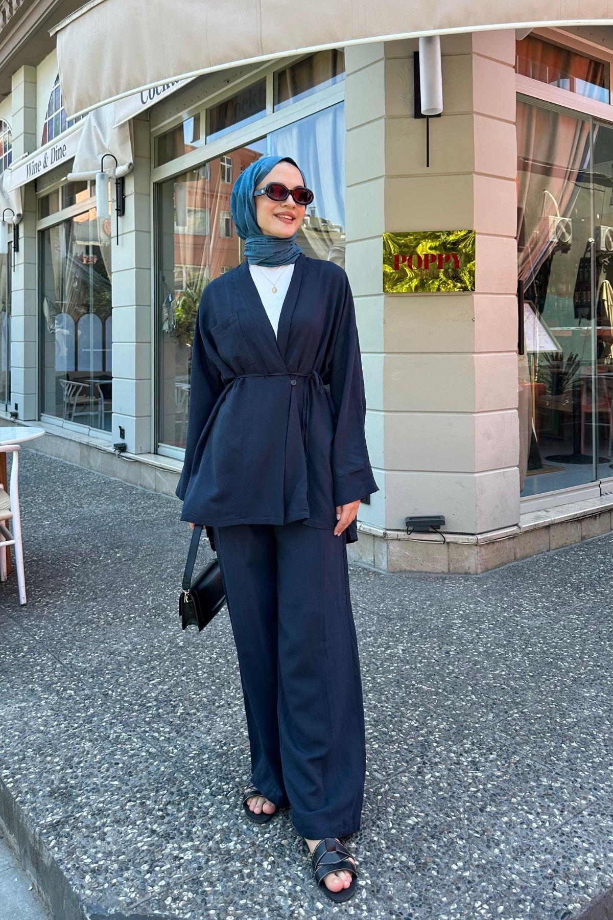 Rita Keten Oversize Takım Lacivert