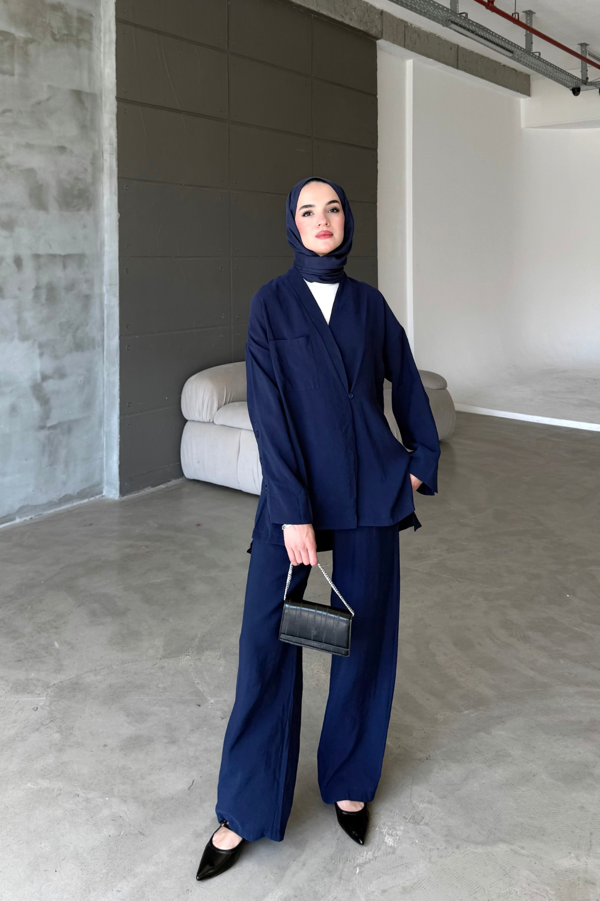 Rita Modal Takım Lacivert