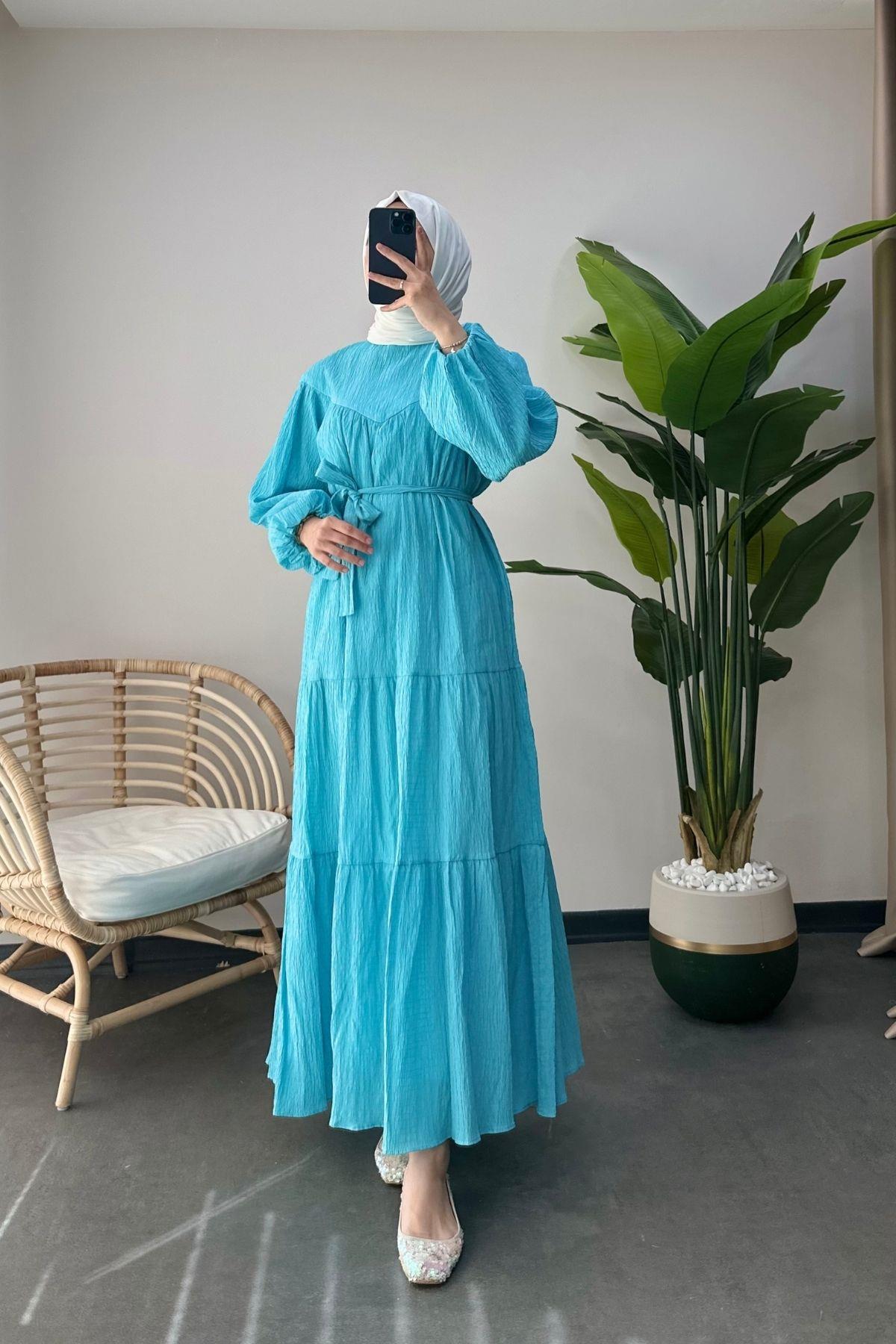 Rosy Elbise Mavi