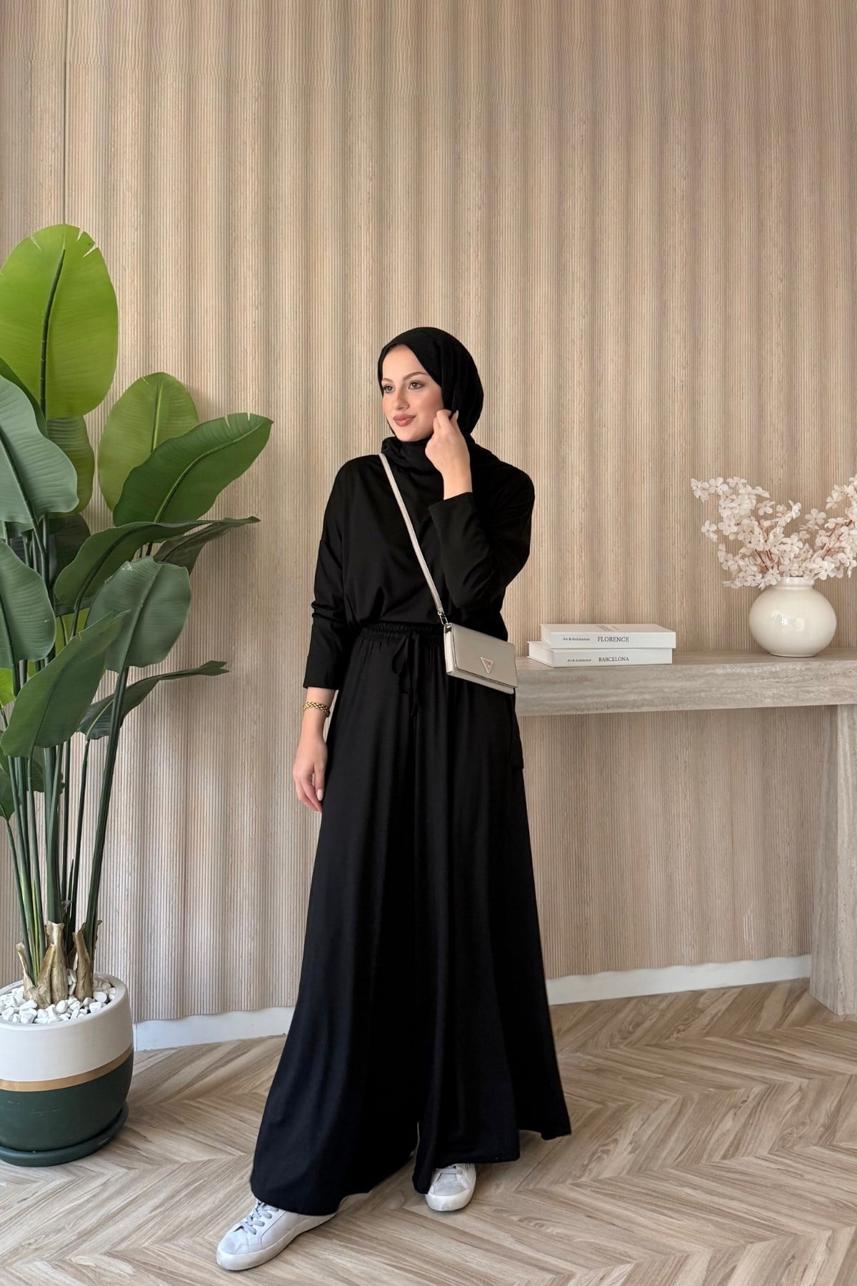 Sahra Oysh Takım Siyah
