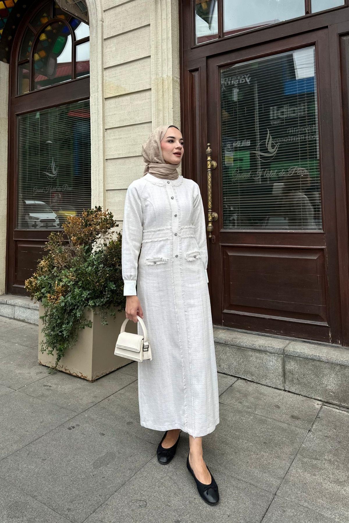 Vanessa Elbise Taş Rengi