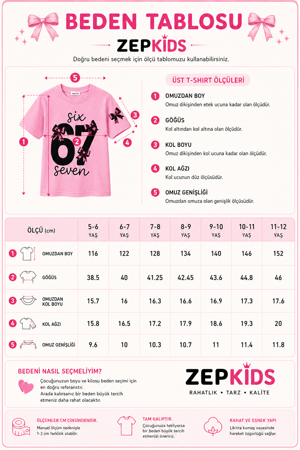 Kız Çocuk 67 Baskılı Pamuklu Likralı Gri Renk Oversize Tişört