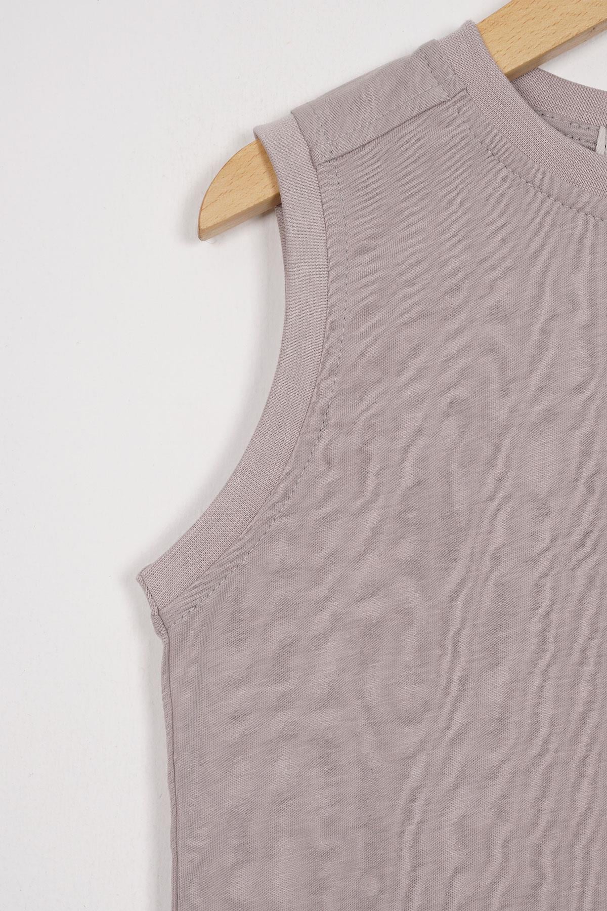 Sport Wear Armalı Taş Renk Erkek Çocuk Kaprili Takım