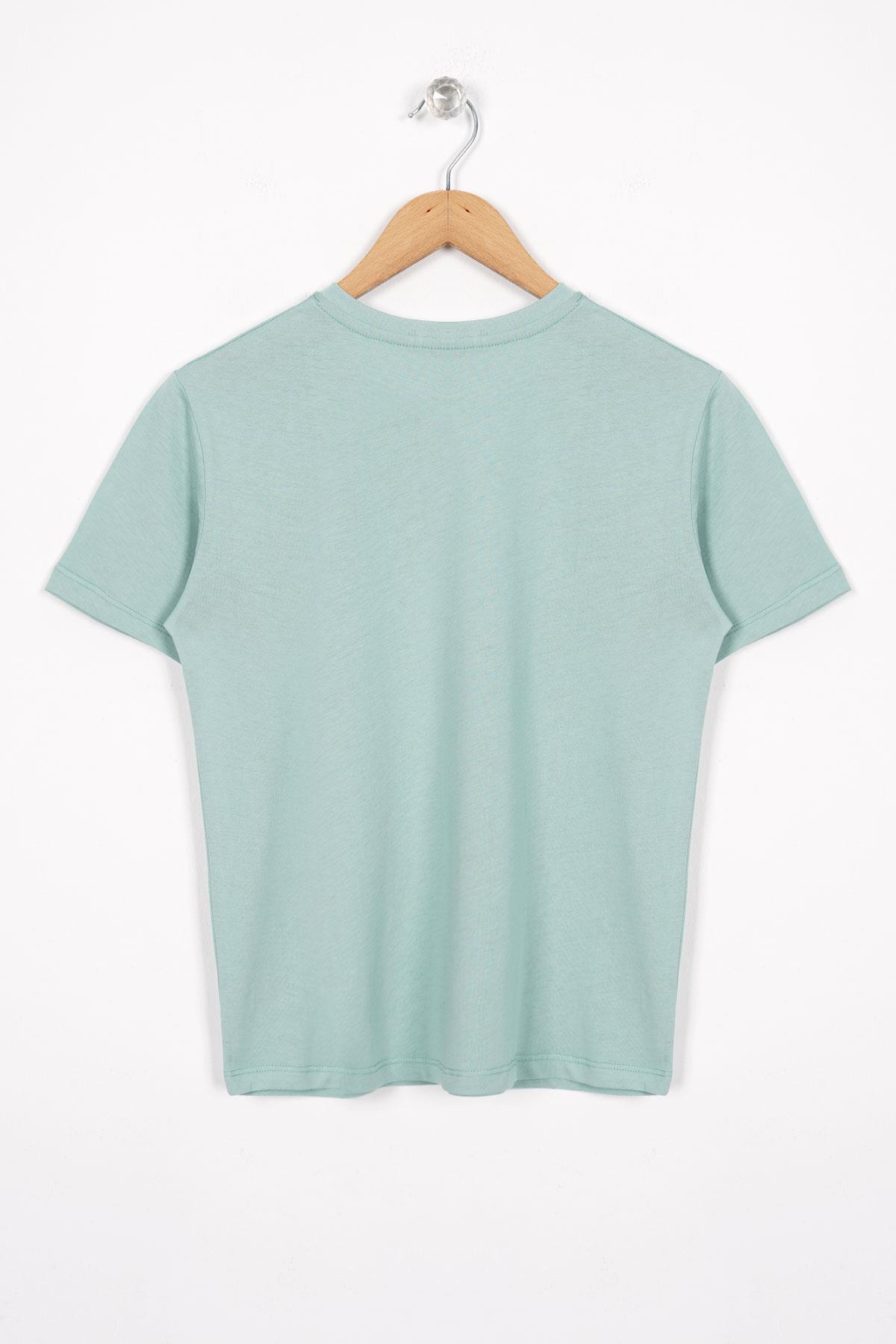 Los Angeles Baskılı Çağla Yeşili Renk Erkek Çocuk Tshirt